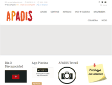 Tablet Screenshot of apadis.com